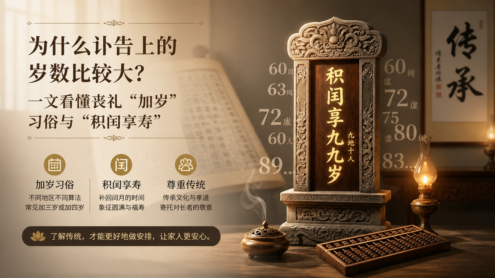 讣告加岁习俗 积闰享寿 马来西亚华人丧葬文化 传承