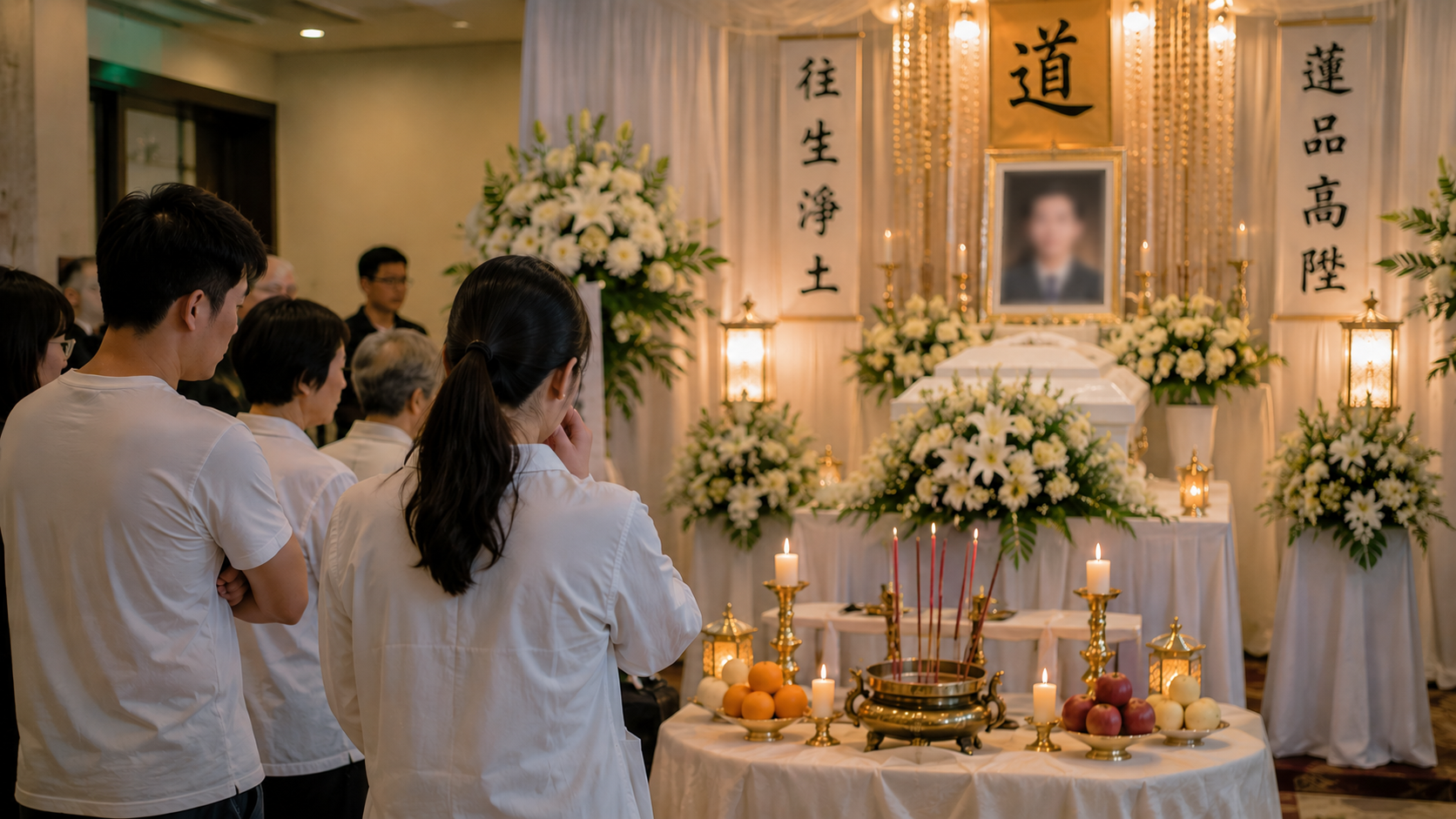 客家道教灵堂摆设